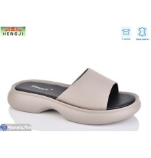 Шлепки жіночі на літо (8 пар р.36-41) коричневий  "HENGJI-ELENA"