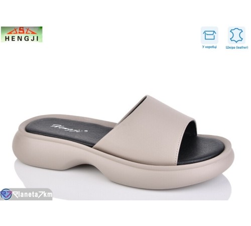 Шлепки жіночі на літо (8 пар р.36-41) коричневий  "HENGJI-ELENA"