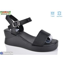 Босоніжки жіночі на літо (8 пар р.36-41) чорний  "HENGJI-ELENA"