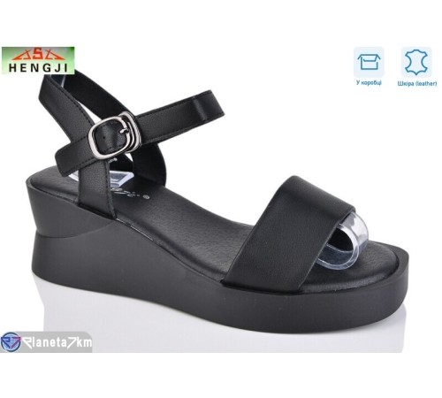 Босоніжки жіночі на літо (8 пар р.36-41) чорний  "HENGJI-ELENA"