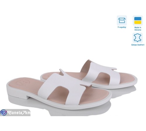 Шлепки жіночі на літо (6 пар р.36-40) білий "Linda" Шлепки жіночі на літо (6 пар р.36-40) білий "Linda"