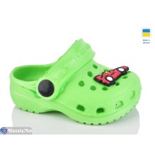 Кроки дитячі на літо (6 пар р.18-23) зелений  "INPIRE"