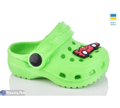 Кроки дитячі на літо (6 пар р.18-23) зелений  "INPIRE"