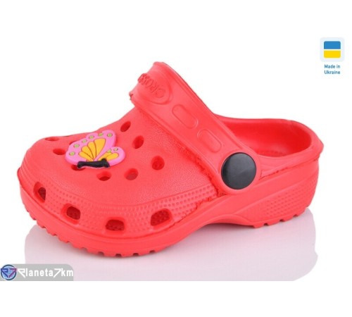 Кроки дитячі на літо (6 пар р.18-23) червоний  "INPIRE"