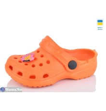 Кроки дитячі на літо (6 пар р.24-29) оранжевий  "INPIRE"