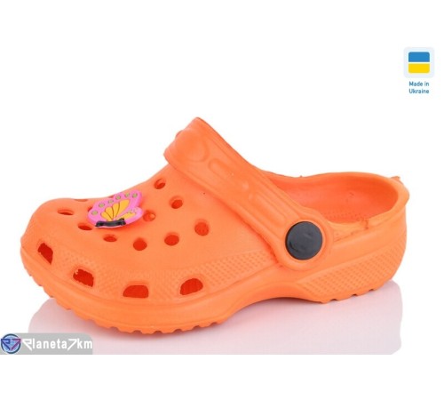 Кроки дитячі на літо (6 пар р.24-29) оранжевий  "INPIRE"