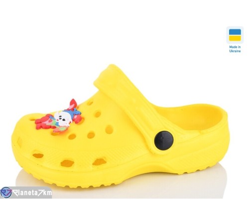 Кроки дитячі на літо (6 пар р.24-29) жовтий  "INPIRE"