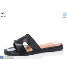 Шлепки жіночі на літо (8 пар р.36-41) чорний  "Red Sun"