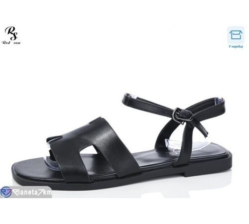 Босоніжки жіночі на літо (8 пар р.36-41) чорний  "Red Sun"