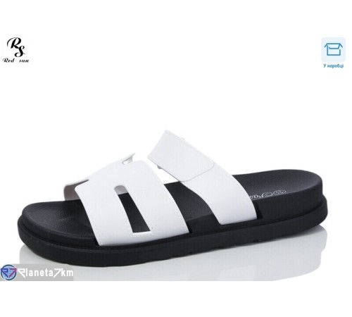 Шлепки жіночі на літо (8 пар р.36-41) білий  "Red Sun"