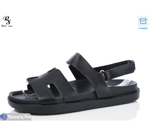 Босоніжки жіночі на літо (8 пар р.36-41) чорний  "Red Sun"