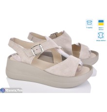 Босоніжки жіночі на літо (6 пар р.36-40) бежевий  "Linda"