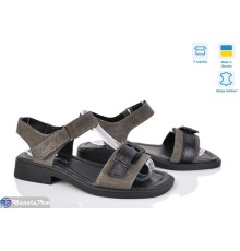 Босоніжки жіночі на літо (8 пар р.36-41) коричневий  "FOX"