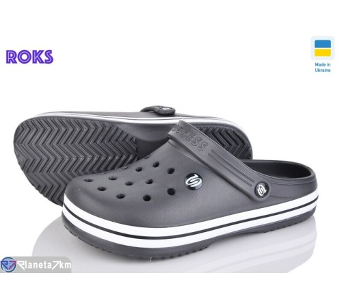 Кроки чоловічі на літо (8 пар р.41-45) графіт  "Roks"