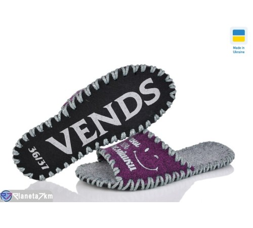 Тапки жіночі на весну/осінь (9 пар р.36-41) фіолетовий  "Activ"
