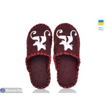 Тапки жіночі на весну/осінь (9 пар р.36-41) бордовий  "Activ"