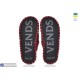 Тапки жіночі на весну/осінь (9 пар р.36-41) бордовий  "Activ"