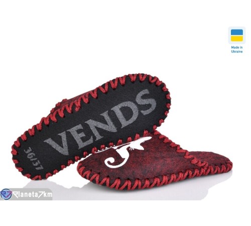 Тапки жіночі на весну/осінь (9 пар р.36-41) бордовий  "Activ"