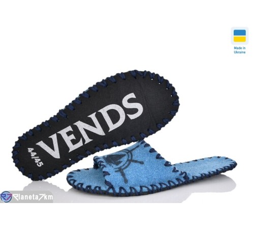 Тапки чоловічі на весну/осінь (9 пар р.40-45) блакитний  "Activ"