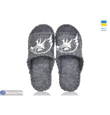 Тапки чоловічі на весну/осінь (9 пар р.40-45) сірий  "Activ"