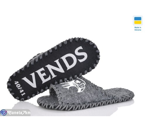 Тапки чоловічі на весну/осінь (9 пар р.40-45) сірий  "Activ"