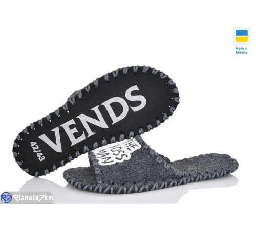 Тапки чоловічі на весну/осінь (9 пар р.40-45) сірий  "Activ"