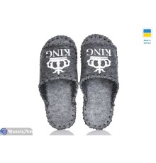 Тапки чоловічі на весну/осінь (9 пар р.40-45) сірий  "Activ"