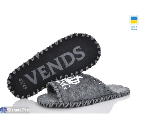 Тапки чоловічі на весну/осінь (9 пар р.40-45) сірий  "Activ"