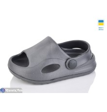 Шлепки дитячі на літо (6 пар р.18-23) сірий  "LINKA"