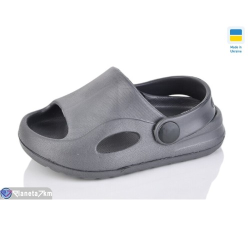 Шлепки дитячі на літо (6 пар р.18-23) сірий  "LINKA"