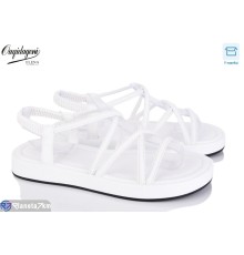 Босоніжки жіночі на літо (8 пар р.36-41) білий  "Dageni"