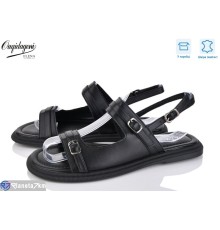 Босоніжки жіночі на літо (8 пар р.36-41) чорний  "Dageni"