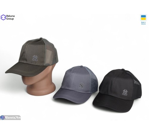 Кепка чоловіча на літо (5 шт. р.сетка ) мікс  "Raluka"