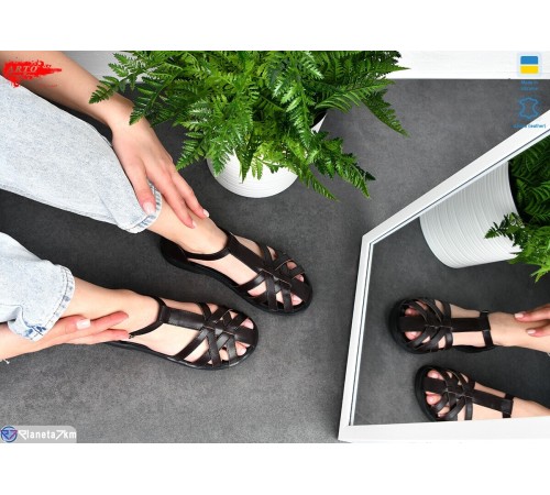 Босоніжки жіночі на літо (8 пар р.36-41) коричневий  "ARTO"