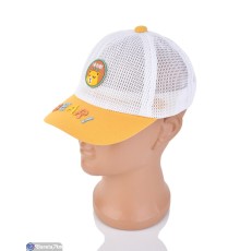 Дитяча кепка на літо (5 шт. р.сетка 46-48) жовтий  "CAROLLA"
