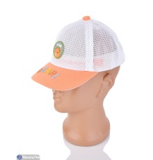 Дитяча кепка на літо (5 шт. р.сетка 46-48) оранжевий  "CAROLLA"
