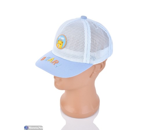 Дитяча кепка на літо (5 шт. р.сетка 46-48) блакитний  "CAROLLA"