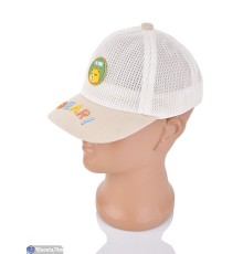 Дитяча кепка на літо (5 шт. р.сетка 46-48) бежевий  "CAROLLA"