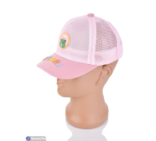 Дитяча кепка на літо (5 шт. р.сетка 46-48) рожевий  "CAROLLA"