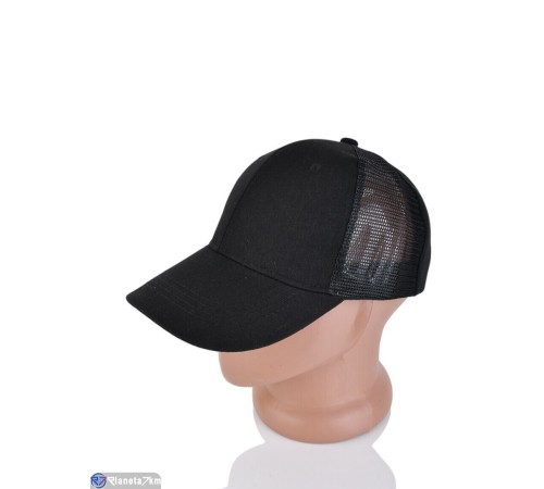 Кепка чоловіча на літо (5 шт. р.сетка 56-58) чорний  "CAROLLA"