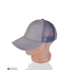 Кепка чоловіча на літо (5 шт. р.сетка 56-58) сірий  "CAROLLA"