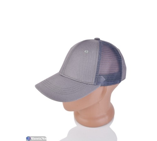 Кепка чоловіча на літо (5 шт. р.сетка 56-58) сірий  "CAROLLA"