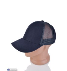 Кепка чоловіча на літо (5 шт. р.сетка 56-58) синій  "CAROLLA"