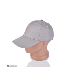 Кепка чоловіча на літо (5 шт. р.сетка 56-58) сірий  "CAROLLA"