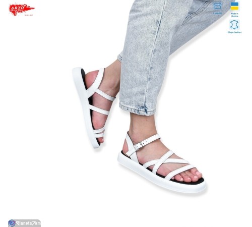 Босоніжки жіночі на літо (8 пар р.36-41) білий  "ARTO"