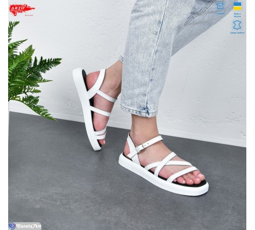 Босоніжки жіночі на літо (8 пар р.36-41) білий  "ARTO"