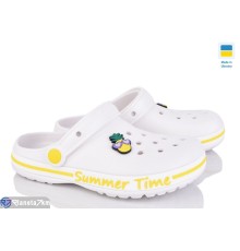 Кроки дитячі на літо (8 пар р.33-36) білий  "LEO"