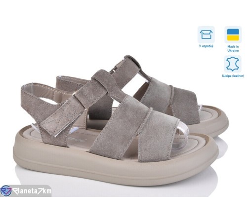 Босоніжки жіночі на літо (8 пар р.36-40) коричневий  "FOX"