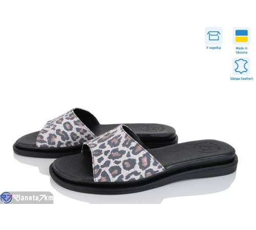 Шлепки жіночі на літо (6 пар р.36-40) сірий  "Linda"