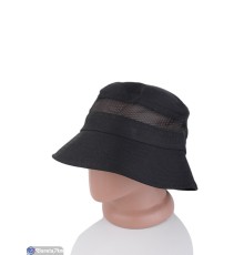 Панама чоловіча на літо (5 шт. р.сетка 58) чорний  "CAROLLA"